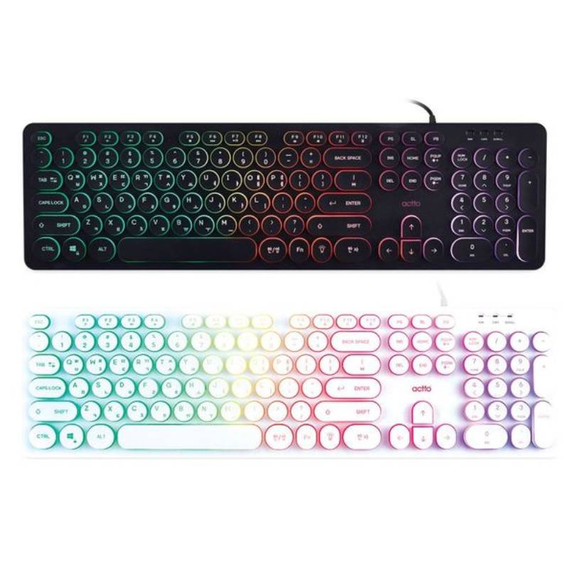 Actto KBD-56 써클 키보드 (블랙)_이미지