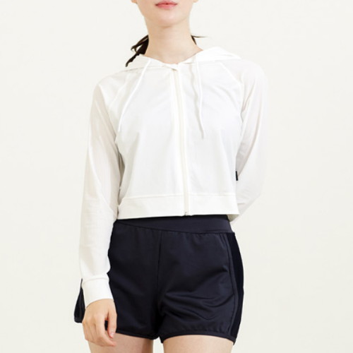 베이직엘르 여성인 반크롭 집업 래쉬가드 4종 세트 BEL-W206G