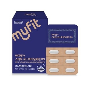 동국제약 마이핏V 스마트 포스파티딜세린 PS 450mg 30캡슐 (12개)_이미지