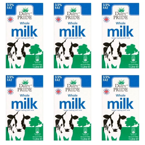  수입멸균우유 영국 Whole Milk 1L [6개]
