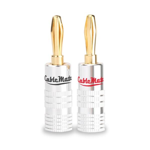  나사조임식 고급형 바나나 플러그 (OFS026) [2개]