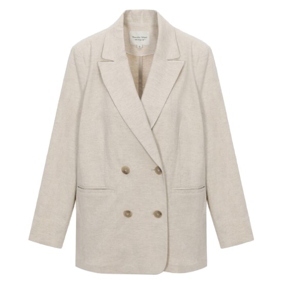 써스데이아일랜드 린넨 더블 자켓 T244MJK237W이미지입니다. 누르면 해당 게시물로 새창이동합니다.