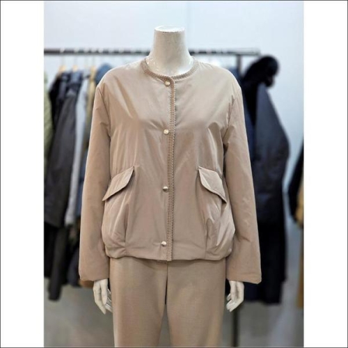 BCBG 올앤선드리 세이브존02 라운드넥 포켓 패딩 점퍼 A6S1R112 S45894257