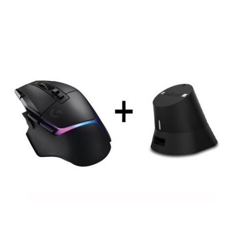 로지텍 G502 X PLUS + 호환 충전 독 (정품)_이미지