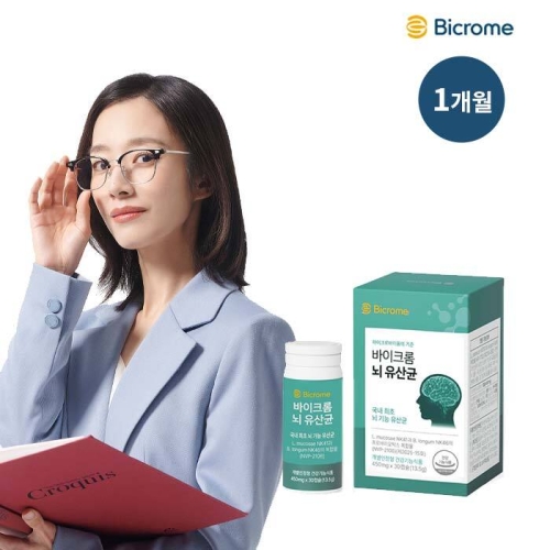 일동바이오사이언스 바이크롬 뇌 유산균 450mg 30캡슐