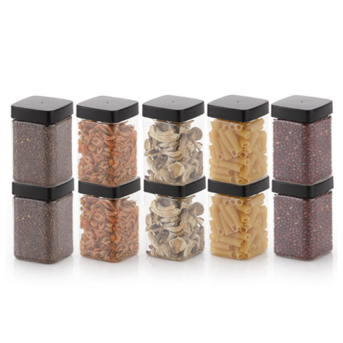 비프로젝트 냉장고 사각 보관용기 중 600ml (10개)_이미지