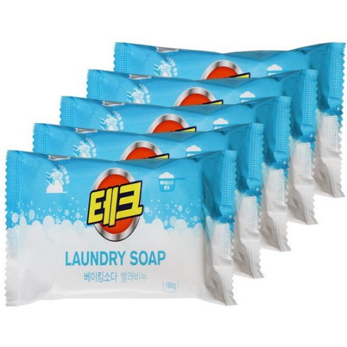 테크 베이킹소다 빨래비누 180g (5개)_이미지