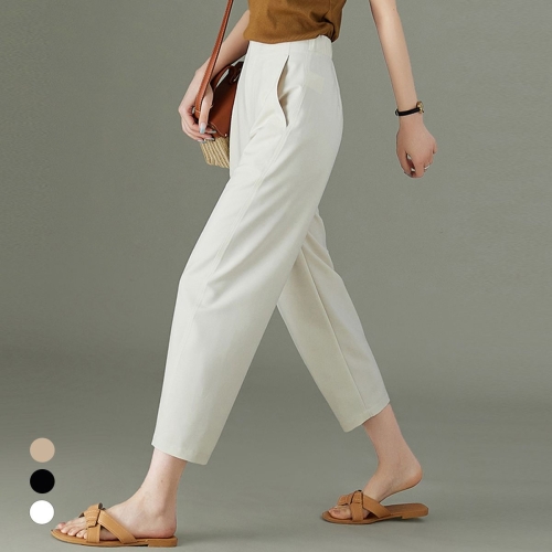 KARRA 카라 8부볼륨사이드절개팬츠_A5M1051