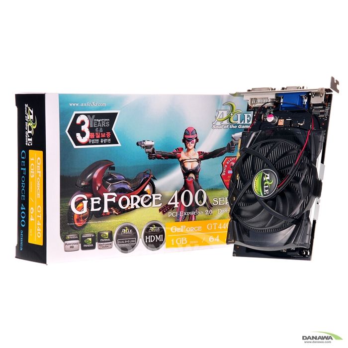 액슬 지포스 GT440 밀리터리 D3 1GB_이미지