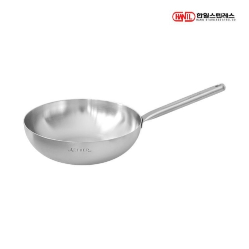 한일스텐레스 에테르 무연마제 IH 통5중 304 스텐 궁중팬 (28cm)_이미지
