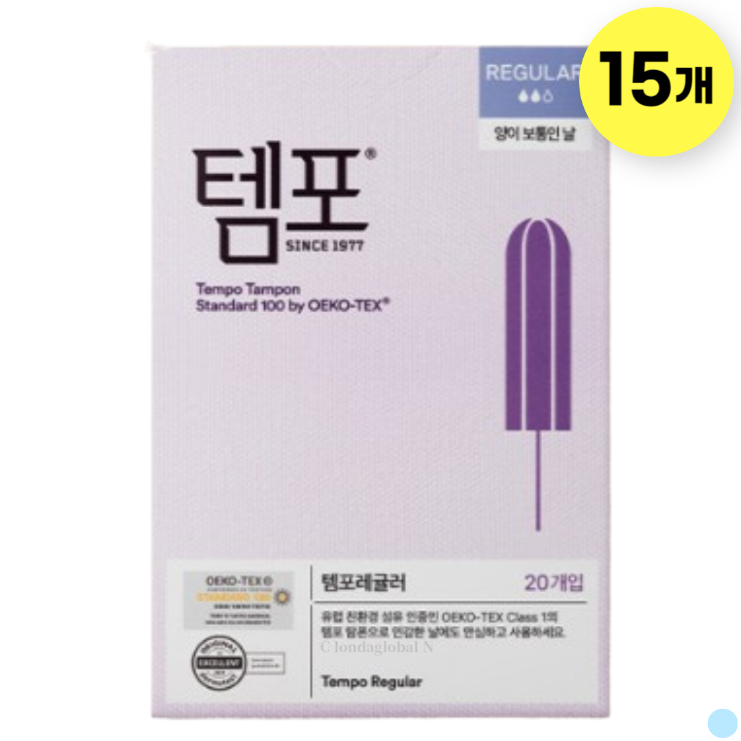 동아제약 템포 오리지널 레귤러 20개 (15팩(300개))