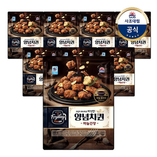 사조대림 대림선 프라이데이 양념치퀸 마늘간장 380g (8개)_이미지