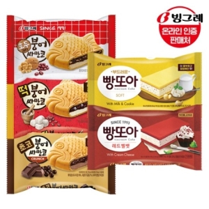 빙그레 붕어싸만코 빵또아 5종 12개+12개