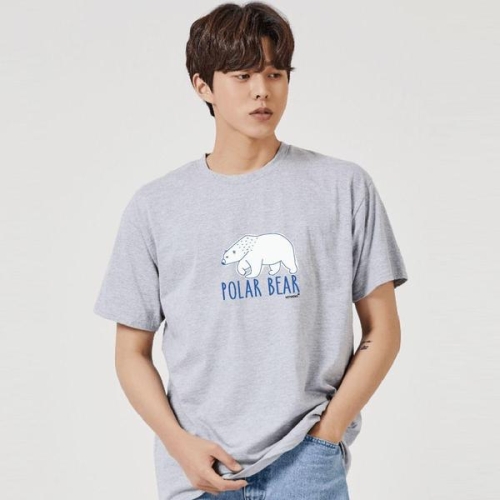 키밍 북극곰 BEAR 그래픽 캐쥬얼 반팔티 PG W7F2D50
