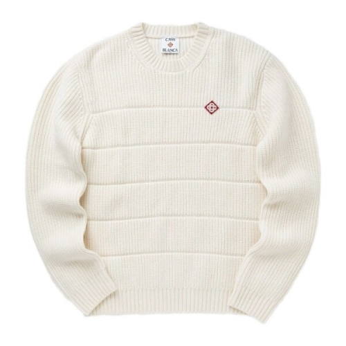 카사블랑카 알파카 믹스 스웨터 MAW25KW104701 WHITE