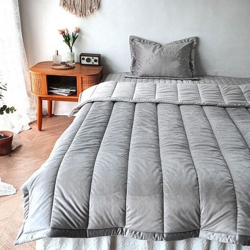 솔리드 고밀도 극세사 두툼한 차렵이불