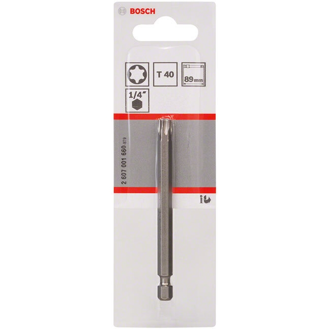 보쉬 스크류 드라이버 비트 별형 T40x89mm_이미지