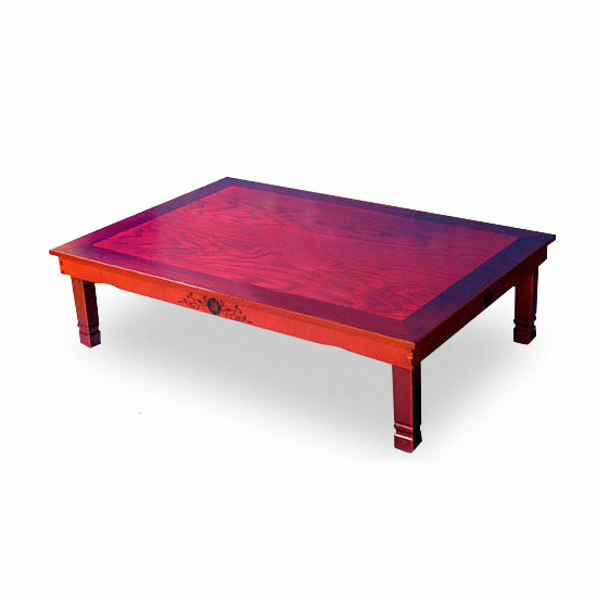 박씨상방 4.0 무전 모자이크(강철장식) 교자상 6-8인용 (120x80cm)