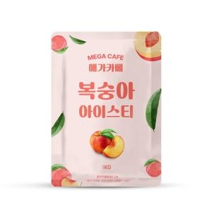 메가카페 복숭아 아이스티 파우더 1kg (1개)_이미지