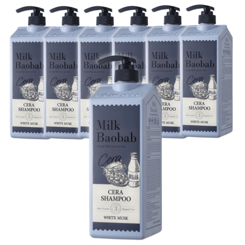 밀크바오밥 세라 샴푸 화이트머스크 1200ml (7개)_이미지