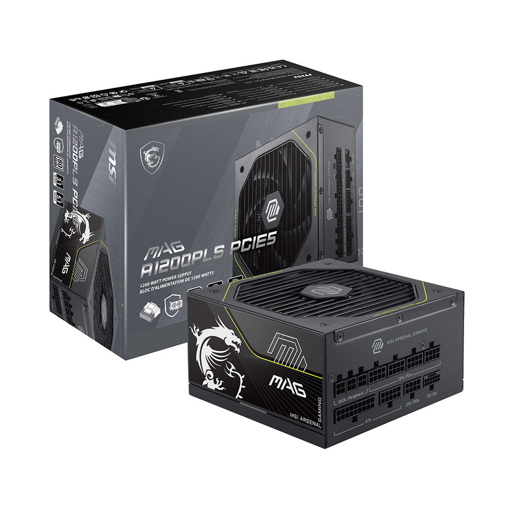 MSI MAG A1200PLS 80PLUS플래티넘 풀모듈러 ATX 3.1이미지입니다. 누르면 해당 게시물로 새창이동합니다.