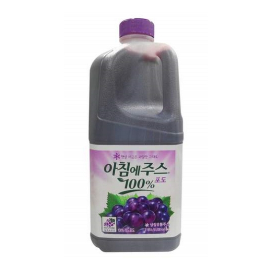 서울우유 아침에주스 포도 1.8L이미지입니다. 누르면 해당 게시물로 새창이동합니다.