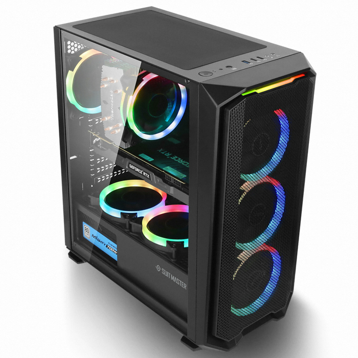 앱코 SUITMASTER 340S 레베카 강화유리 스펙트럼 HALO (블랙)_이미지