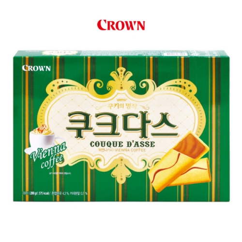 알파문구   크라운  쿠크다스 비엔나커피  288g36입