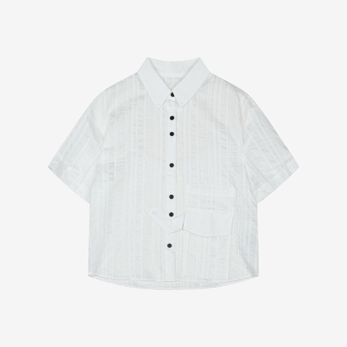 베스띠벨리 링클패턴포인트셔츠 BMBAF2445WH_DG_DG