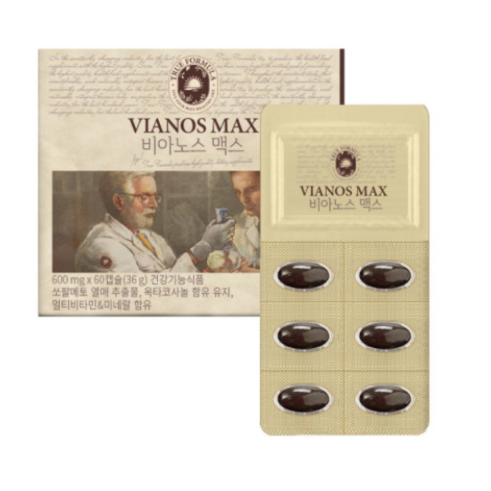 네추럴에프앤피 트루포뮬러 비아노스 600mg 30캡슐 (12개)_이미지