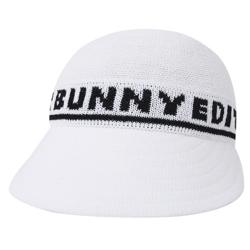 마스터바니에디션 배색 로고 니트 캡 421E2CP207_WH