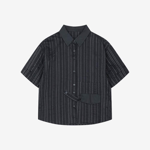 신원 베스띠벨리 링클패턴포인트셔츠 BMBAF2445_DG