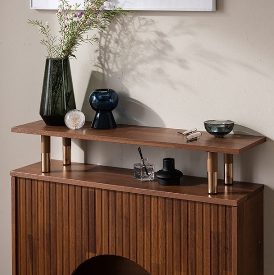 잉글랜더 멜론 템바보드 LED 미니 벽난로 콘솔 장식장 600_이미지