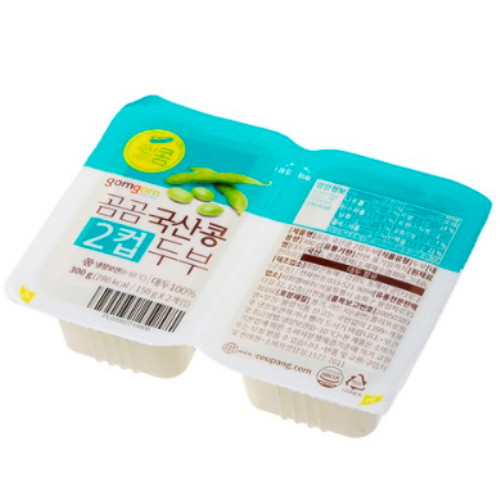 곰곰 국산콩 2컵 두부 300g (4개)