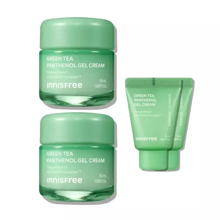 이니스프리 그린티 판테놀 젤 크림 50ml+15ml