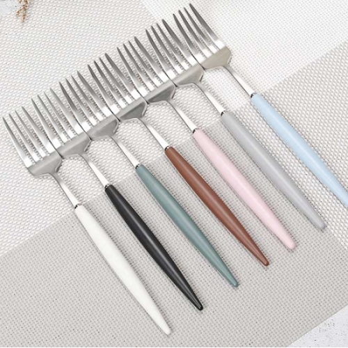몽블랑 에펠 실버 디저트 포크