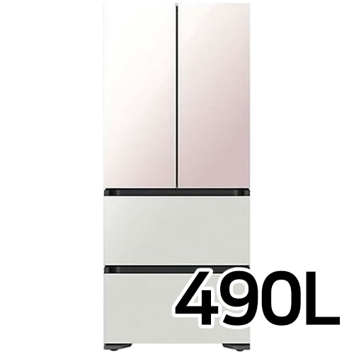 삼성전자 비스포크 김치플러스 글램 RQ48A9401 (핑크+화이트)_이미지
