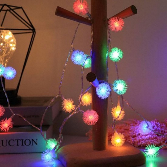 트리 LED 믹스컬러 눈송이 와이어 트리전구 30구