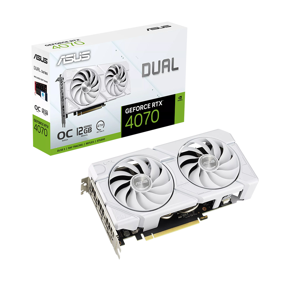 ASUS DUAL ������ RTX 4070 O12G EVO OC D6X 12GB White ���ؾ����۴�