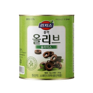 동서식품 리치스 블랙 올리브 슬라이스 3kg (13개)_이미지