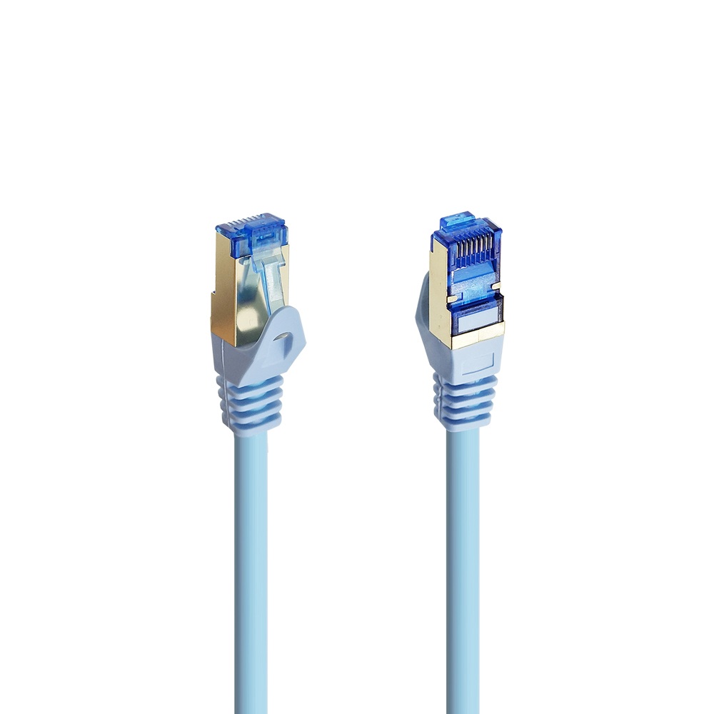 라인업시스템 LANSTAR CAT.7 SSTP 화이트블루 다이렉트 랜케이블 (LS-7SSTPD-7MB, 7m)_이미지
