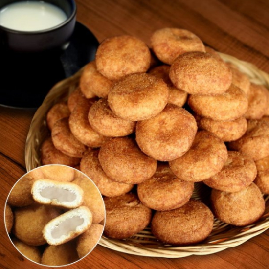 무설탕가루 수제 생도너츠 1kg (1개)