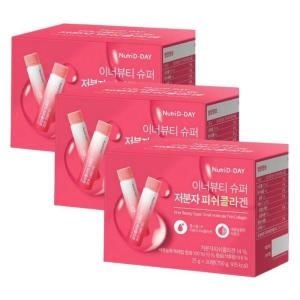 뉴트리디데이 이너뷰티 슈퍼저분자 피쉬콜라겐 25g 30병 (3개)