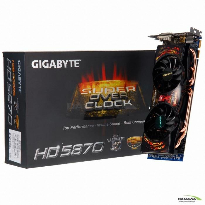 GIGABYTE 라데온 HD 5870 UDV Super Over Edition D5 1GB_이미지
