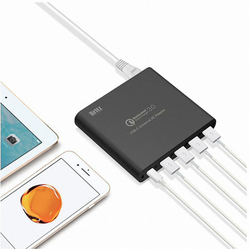 브리츠 PD 80W 5포트 충전기 BA-UBQC5_이미지