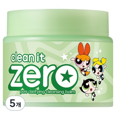 파워퍼프걸 에디션 클린 잇 제로 클렌징 밤 포어 클래리파잉 180ml