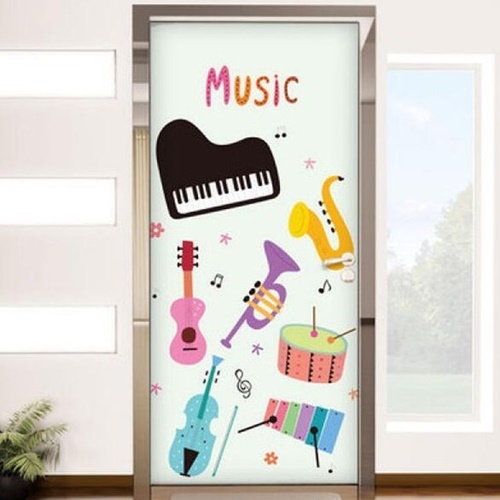 꾸밈 다양한음악악기들 ca532 (100cm x 210cm)