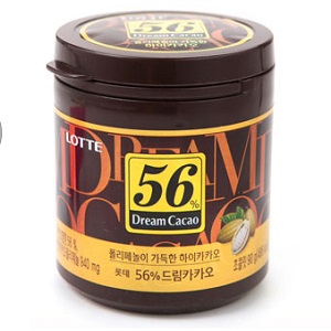 롯데제과 드림카카오 초콜릿 56% 90g [1개]
