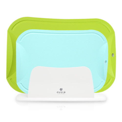 진한공업 도블레 칼집 나지 않는 도마 2종세트 (대+중)_이미지