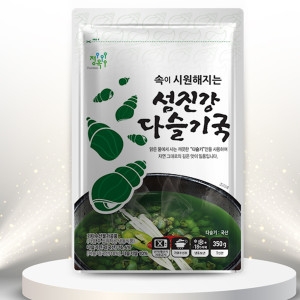 지구마을 정옥다슬기 지리산 1급수 다슬기국 350g 5팩
